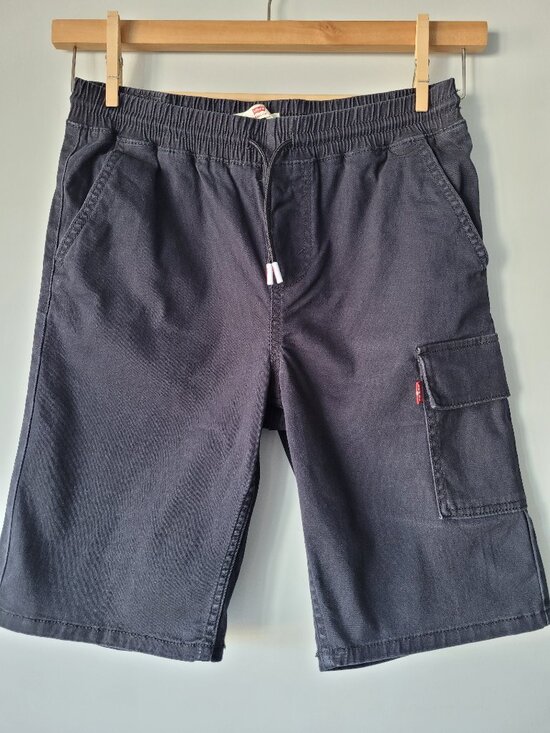 Levis Strauss Other - Levi's Boys Black Cargo Shorts | Size XL | Stretch Cotton